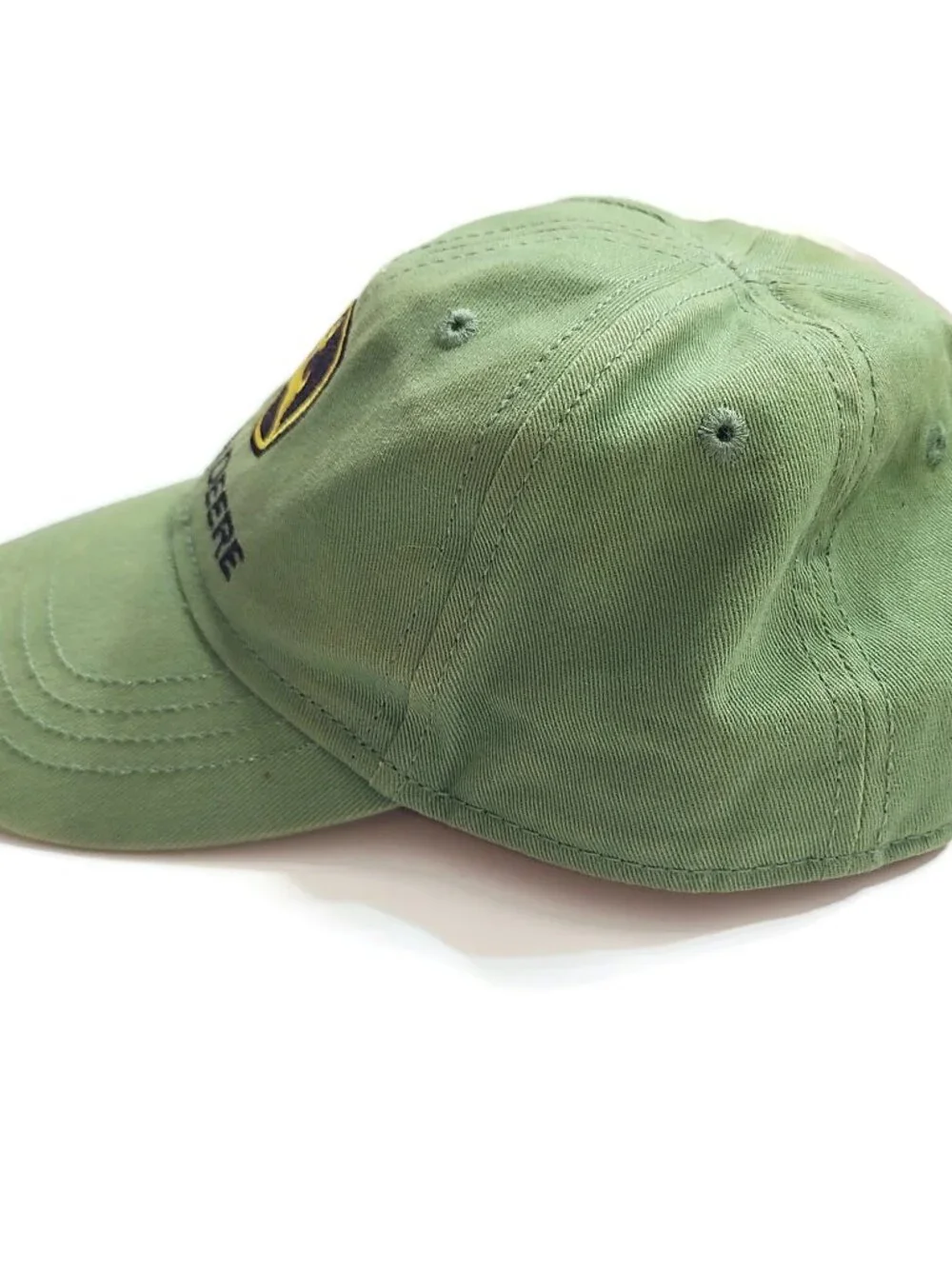 John Deere Toddler One Size Green Baseball Hat Cap Embroidered Logo Elastic Back